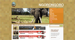 Desktop Screenshot of ngorongorocrater.org